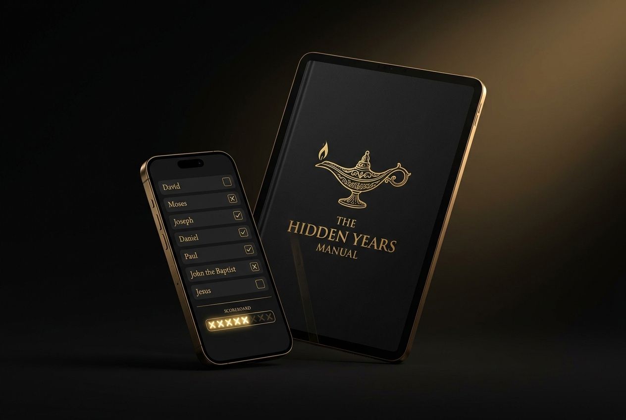 The Hidden Years Manual on iPad and iPhone